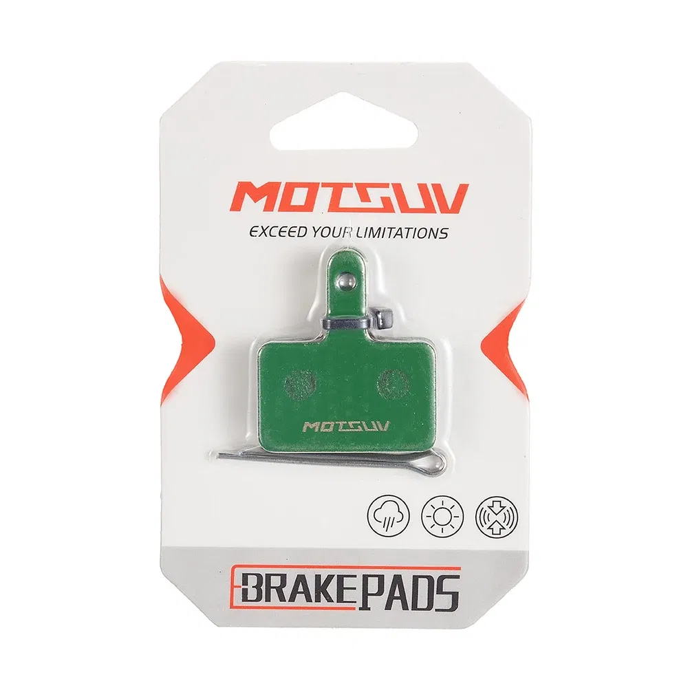 Color: Green - MOTSUV Bicycle Ceramics Hydraulic Disc Brake Pads For AVID SHIMANO HAYES SRAM MAGURA FORMULA HOPE Cycling MTB Bike Bicycle Parts