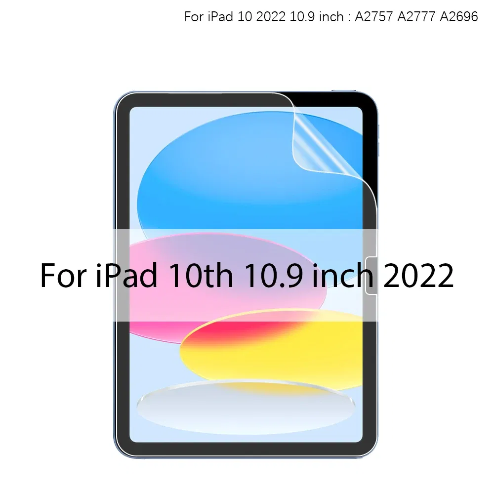 Color: Gold - Like Paper Film For iPad Pro 13 11 12.9 6th M4 M2 10 9 9th 10th Generation 10.9 Air 5 4 3 Mini 6 10.2 Screen Protector Paperfeel