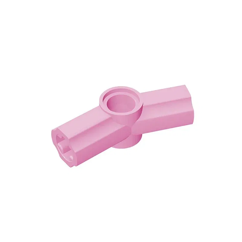 Color: plum - Gobricks GDS-918 Technical, Axle and Pin Connector Angled #3 - 157.5 degrees compatible with lego 32016 Building Blocks