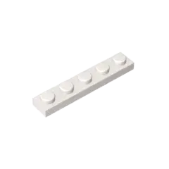 Color: GRAY - Gobricks GDS-90026 Plate 1 x 5 compatible with lego 78329 Technical gifts Assembles Building Blocks Liftarm Modified