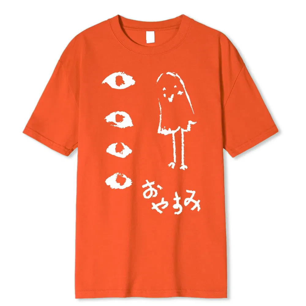 Color: MULTI, Size: S - Oyasumi PunPun Modal Print T-Shirts Funny Anime Streetwear Camisetas Men Women Short-sleev Fashion Harajuku Cartoon Tee Shirt