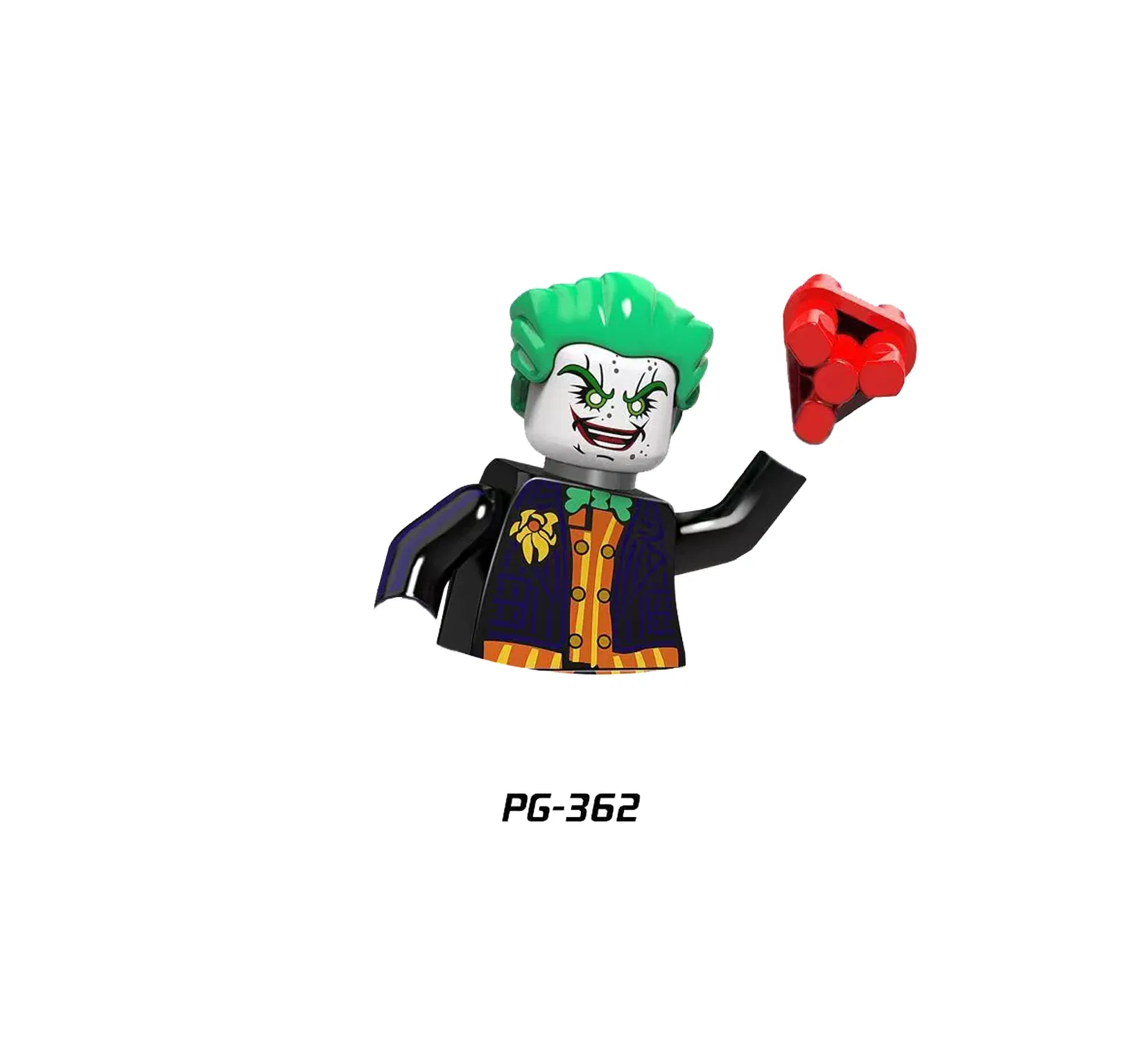 Color: Chrome Gold - Marvel Blocks Brick Hero Batman Joker Superman Catwoman Mini Figure Building blocks Hot Toy Children's party gift