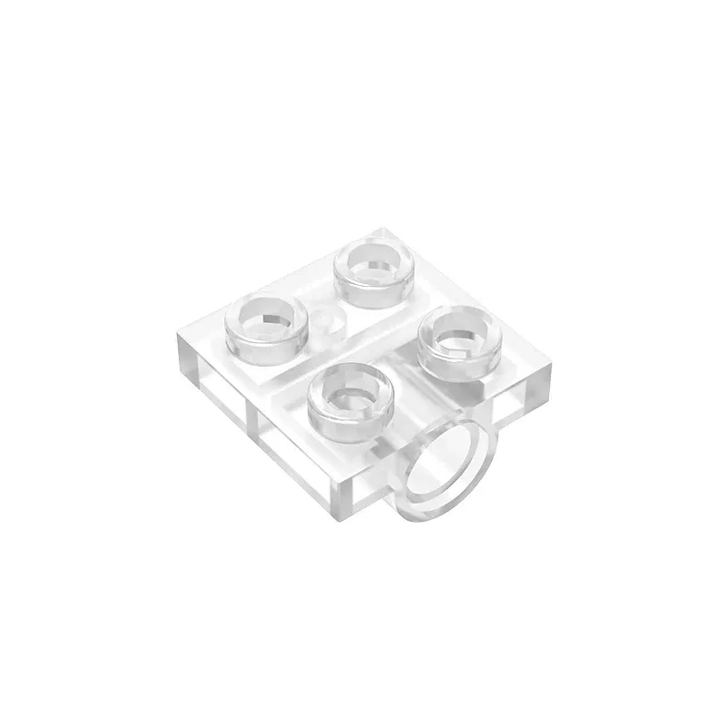 Color: Orange - MOC PARTS GDS-848 Plate, Modified 2 x 2 with Pin Hole - Full Cross Support Underneath compatible with lego 10247 2444