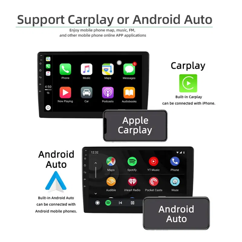 Color: MULTI, Ships From: CHINA - Car radio with GPS Multimedia player with Android 12 7/9/10''2 Din Universal Stereo Carplay AUTO for Volkswagen, Nissan, Hyundai