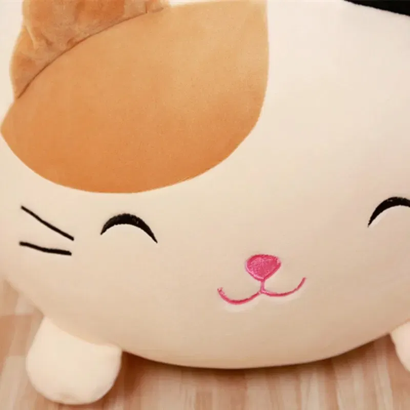 Height: 0-10cm, Color: GRAY - Hot Sale Soft Animal Pillow 28/60cm Cute Cat Pig Dog Frog Plush Toy Stuffed Lovely Kids Birthyday Gift