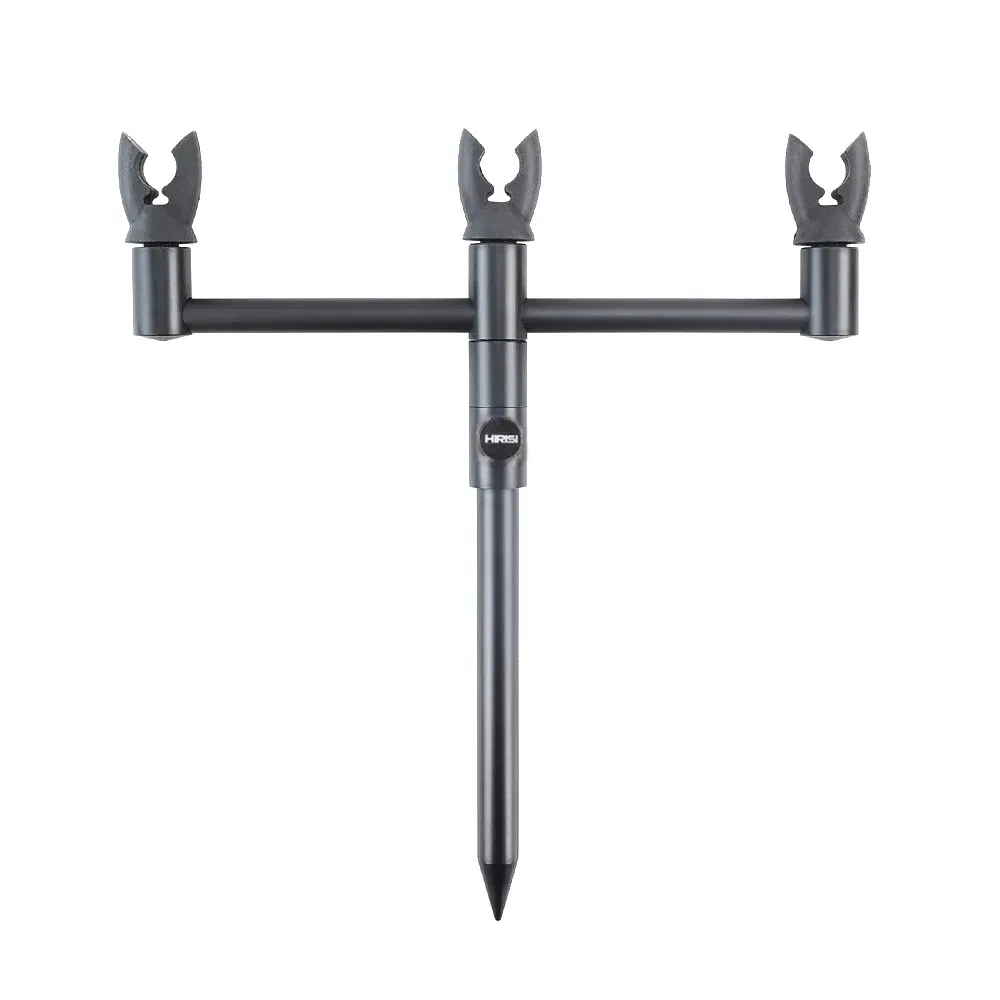 Color: Brown - Hirisi Carp Fishing Rod Pod, Bank Stick and Buzz Bar, Fishing Rod Holder, Support The Fishing Rod