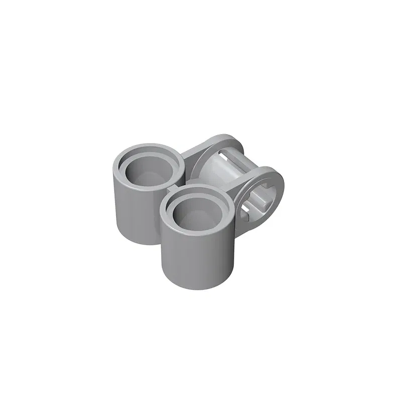 Color: Wood - Gobricks GDS-927 Technical, Axle and Pin Connector Perpendicular Double compatible with lego 32291 pieces of children's toys