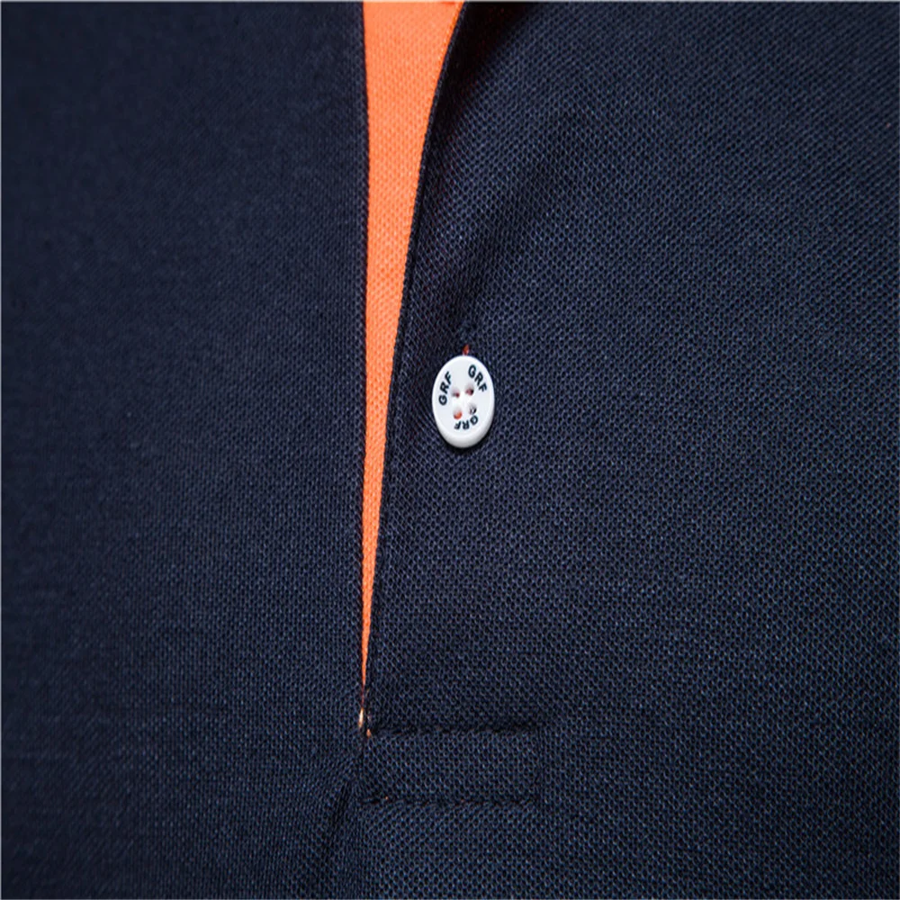 Color: Navy Blue, Size: L - Dropshipping Polo Giraffe Shirt Men Quality Embroidery Summer Short Sleeve Polo Casual Business Social Mens Polos BR Size