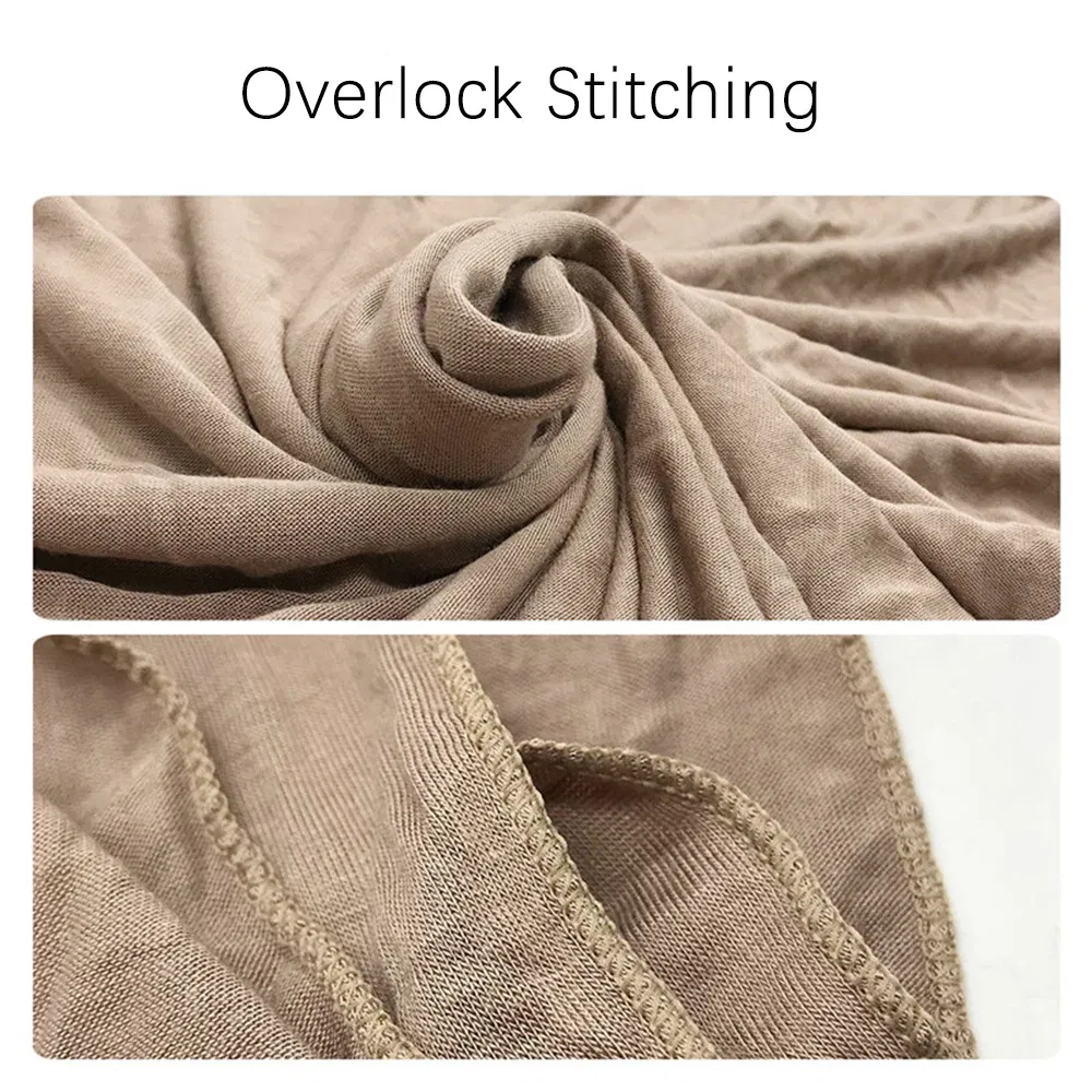 Color: red brown - 180X85cm  Muslim Women Jersey Hijab Scarf Cotton Stretchy Premium Jersey HIjabs Soft Material Big Large Size Jersey Scarves