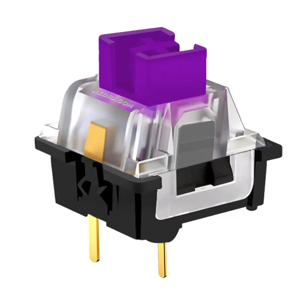 Color: Navy Blue, Axis Body: BLACK SWITCH - REDRAGON SMD RGB MX Switch 3Pin Clicky Linear Tactile Silent Red Blue Black Brown Purple Switche For Backlit Mechanical Keyboard