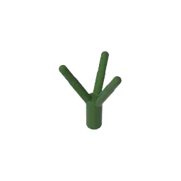 Color: green - Gobricks GDS-90064 Plant, Flower Stem with Bar compatible with leg 99249 Assembles Building Blocks