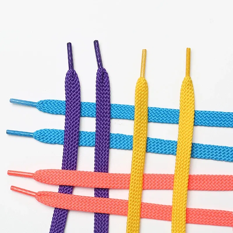 Color: Sky blue, Ships From: United States, Length: 100cm - 1 Pair Flat Shoe laces Double Hollow Woven Off White Shoelaces 100CM/120CM/140CM/160CM Outdoor Leisure Shoelace 26 Colors