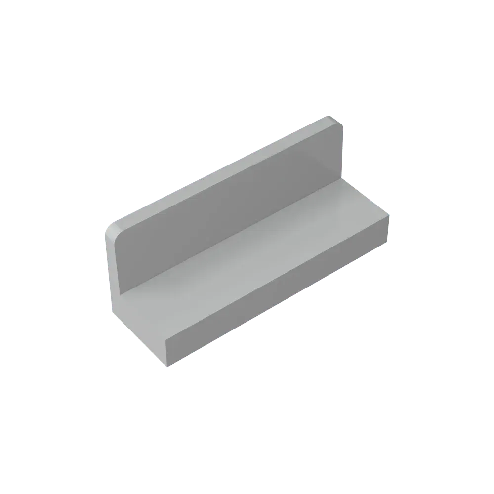 Color: Silver - Gobricks GDS-M226 Panel 1 x 3 x 1 compatible with lego 23950 Assembles Building Blocks children's toys