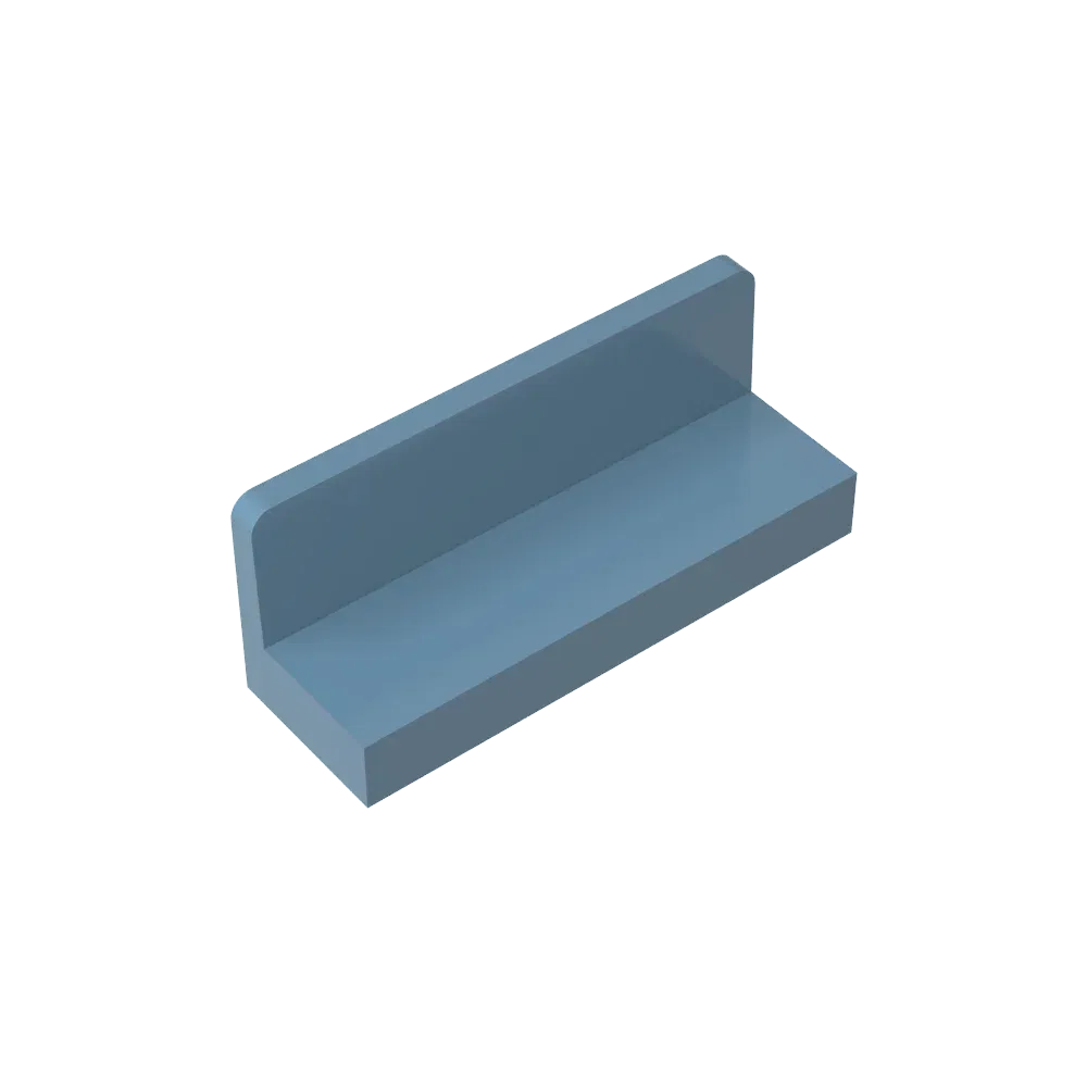 Color: Silver - Gobricks GDS-M226 Panel 1 x 3 x 1 compatible with lego 23950 Assembles Building Blocks children's toys