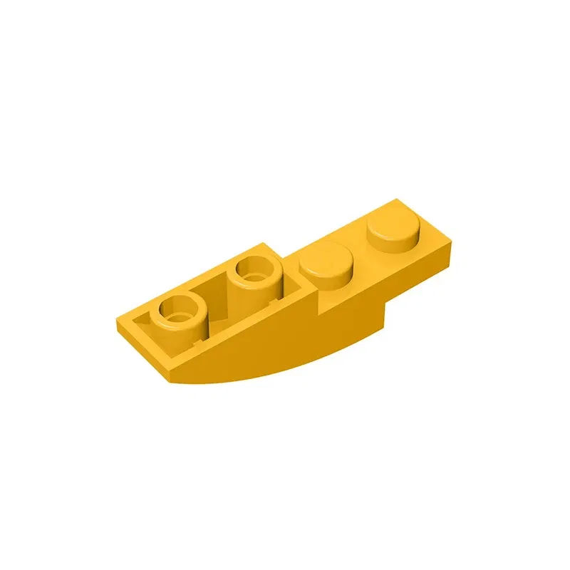 Color: green - Gobricks GDS-731 BRICK 1X4X1 INV. BOW compatible with lego 13547 children's DIY Educational Building Blocks Technical