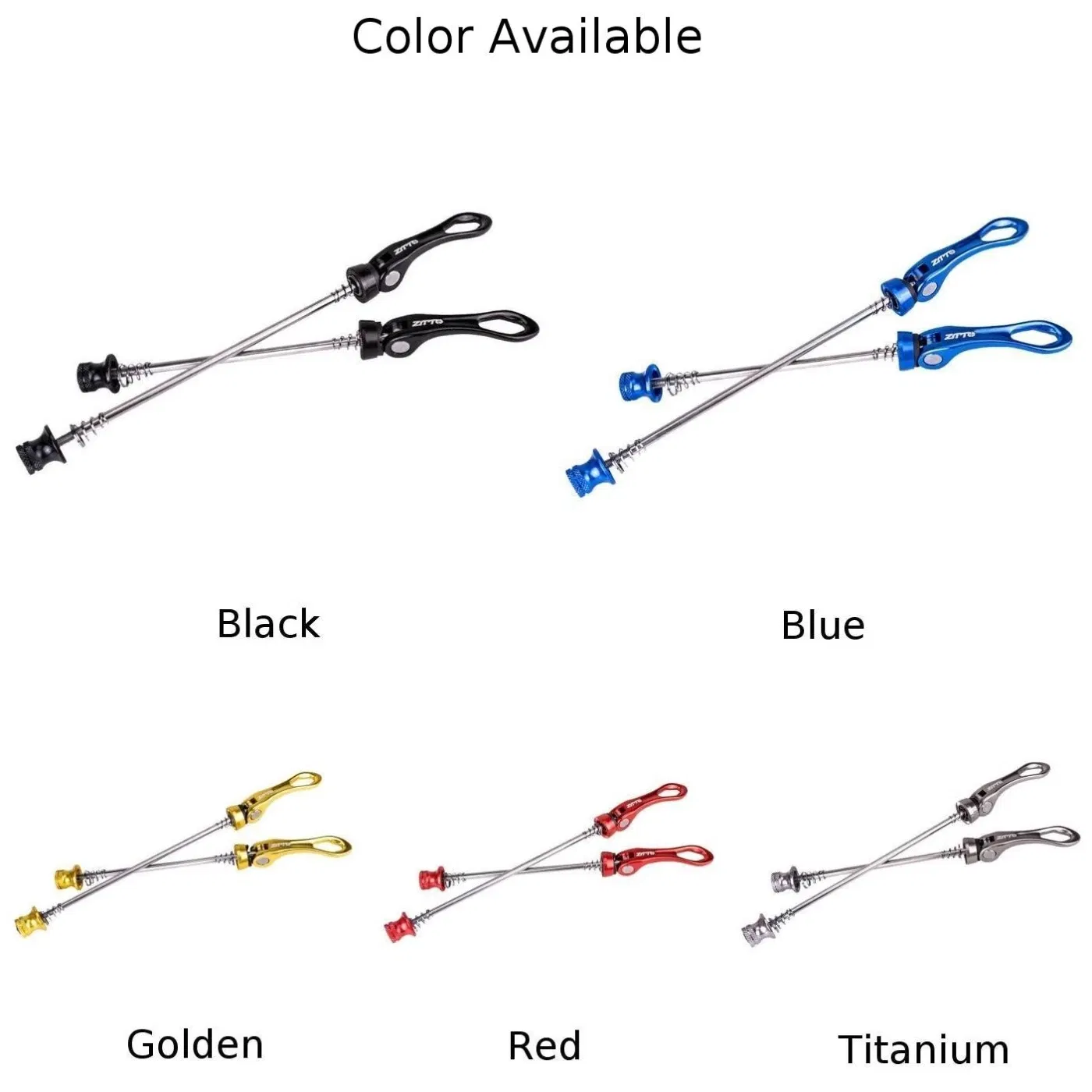 Color: Red, Ships From: CHINA - Parts Quick Release Skewer Skewer Anti-corrosion Bike Front Rear QR Mountain Bike Aluminum Alloy + Steel Hot New