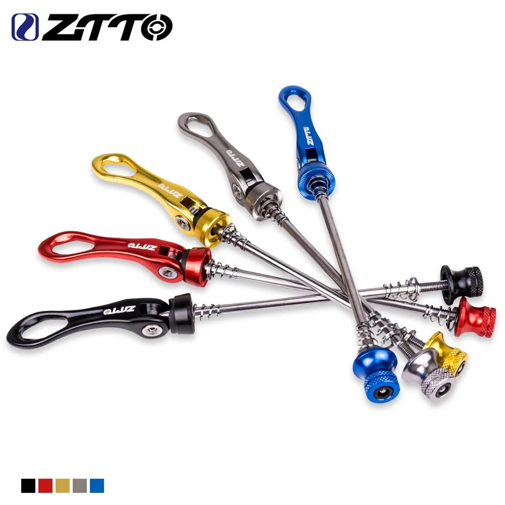 Color: Red, Ships From: CHINA - Parts Quick Release Skewer Skewer Anti-corrosion Bike Front Rear QR Mountain Bike Aluminum Alloy + Steel Hot New