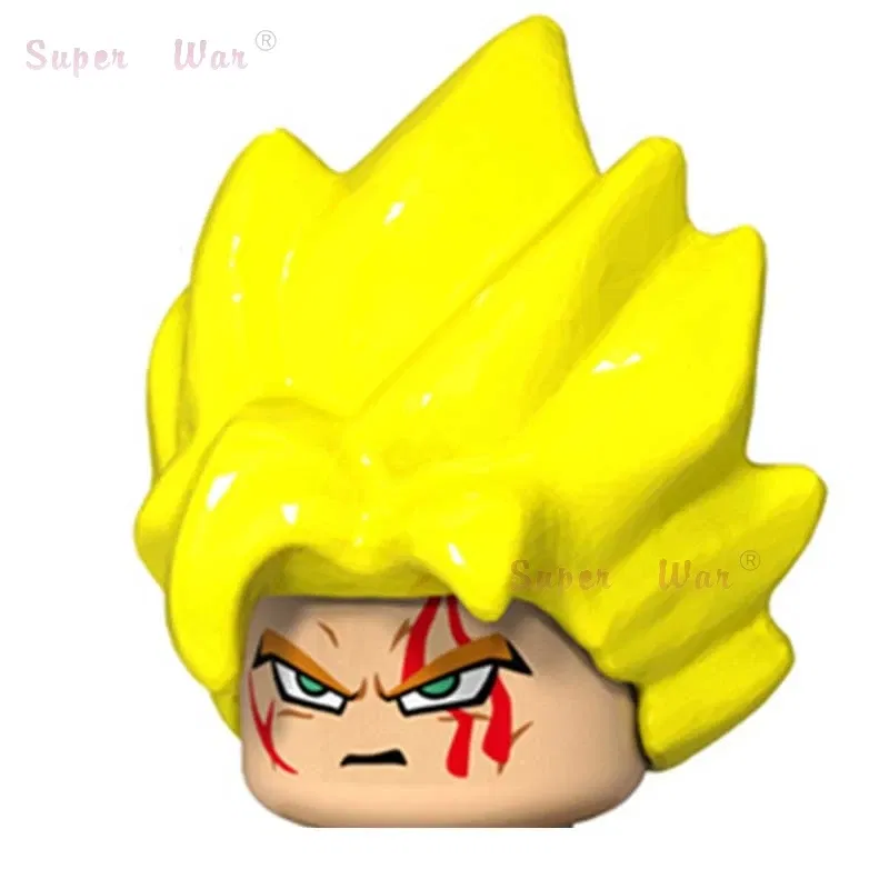 Color: green - Single New Cartoon Action Figures accessories Building Block children WM2081 WM6105 WM6106