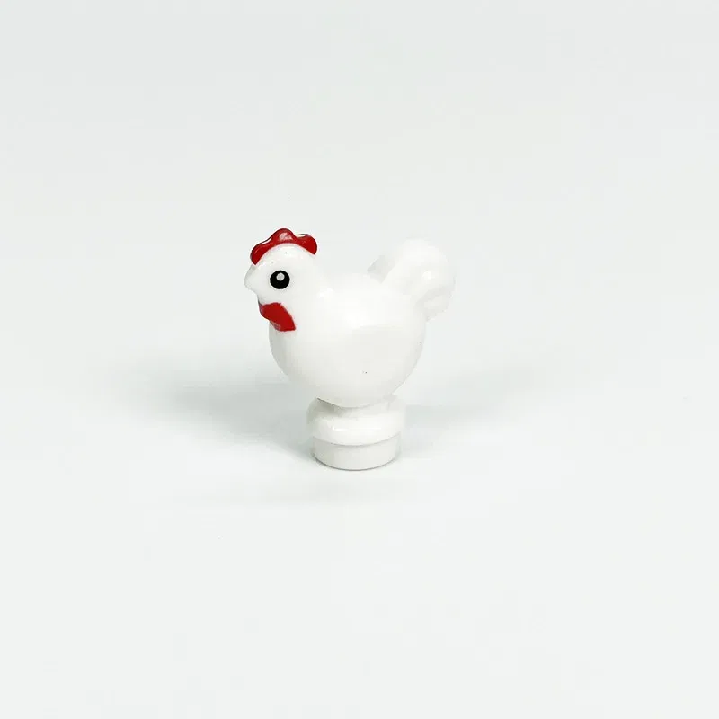 Color: Medium Dark Flesh - MOC City Animal Building Block Figures Hare Dairy Cow Squirrel Dolphin Pug DIY Farm Street View Accessories Bricks Toys Gifts