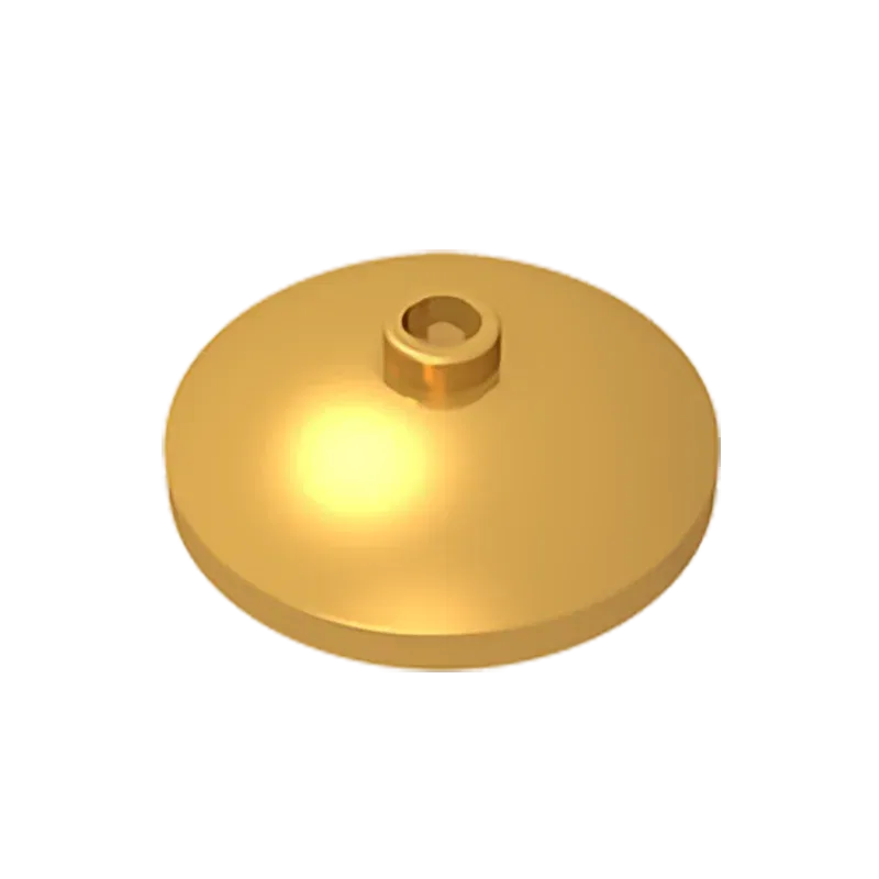 Color: REDDISH BROWN - Gobricks GDS-978 Dish 3 x 3 Inverted (Radar) compatible with lego 43898 35268  DIY Educational Building Blocks Technical