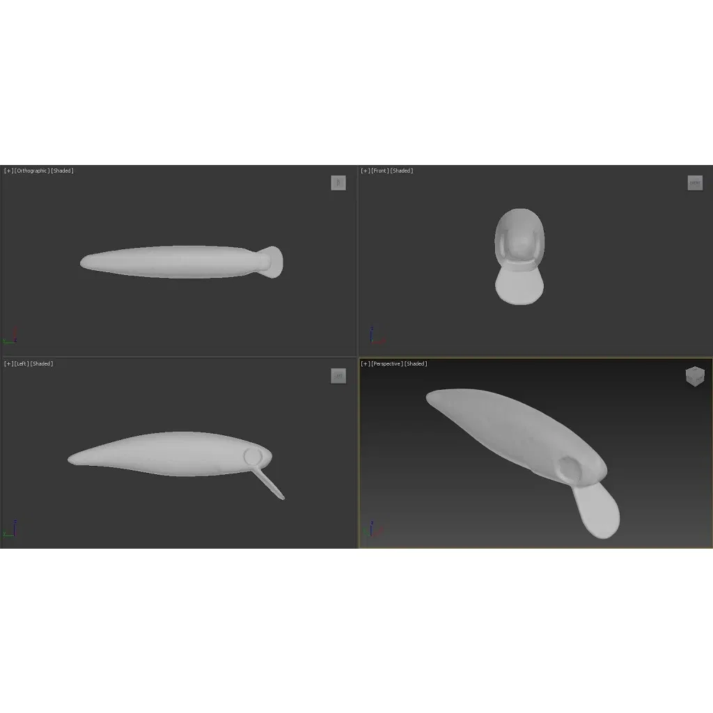 Color: Orange - wLure Fishing Lure 4.5g 5.9cm Tiny Sinking Minnow Carp Fresh Water Use Wild Wobble Bronzing and Plating Painting M639