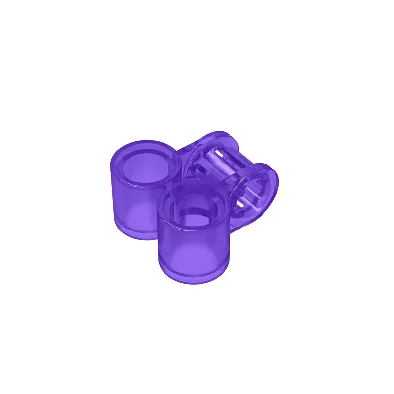 Color: DEEP BLUE - Gobricks GDS-927 Technical, Axle and Pin Connector Perpendicular Double compatible with lego 32291 pieces of children's toys