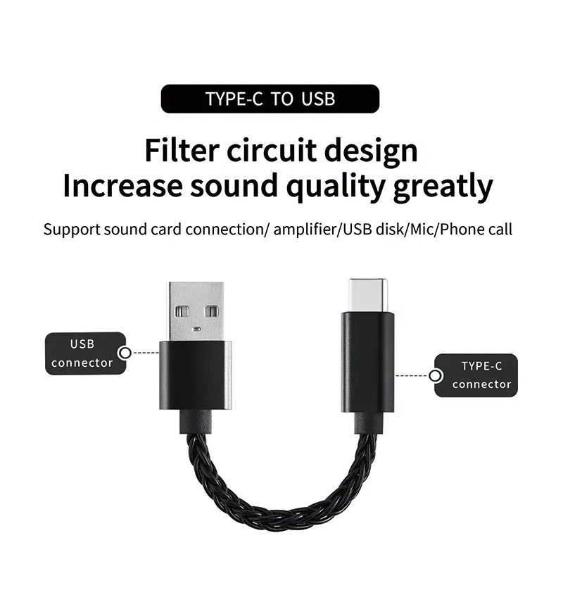 Color: Khaki - JCALLY OT4 OTG multi-function adapter cable Light-ning TPYE-C USB  interface wire control for UP5 M3X UA2 ATOM LINK2 UA5 BEAM3S