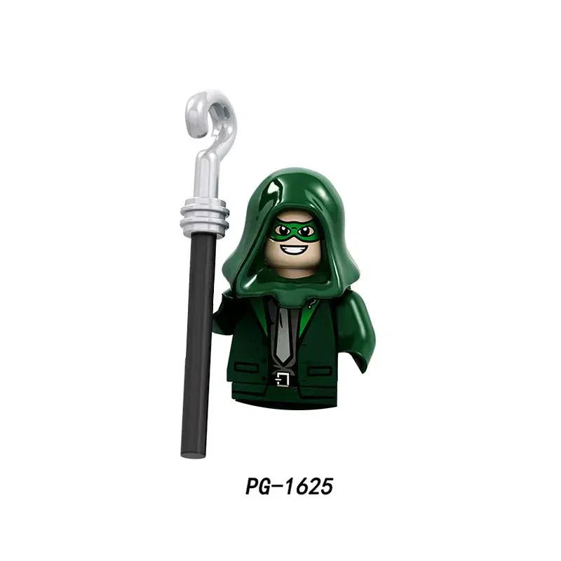 Color: Dark Green - Marvel Blocks Brick Hero Batman Joker Superman Catwoman Mini Figure Building blocks Hot Toy Children's party gift