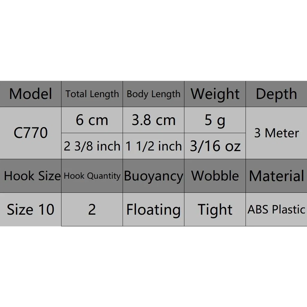 Color: Red - wLure Crankbait Wobble Fishing Lure 6cm 5g Deep Diving Tight Action Fresh Water Hard Bait Floating 8# Hooks Insect Bait C770