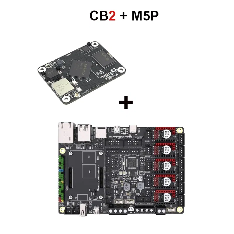 Color: black - BIGTREETECH BTT Pi 2 CB2 Control Board RK3566 2GB LPDDR4 32GB eMMC CSI DSI Interface For Klipper VS Raspberry PI Octopus Pro
