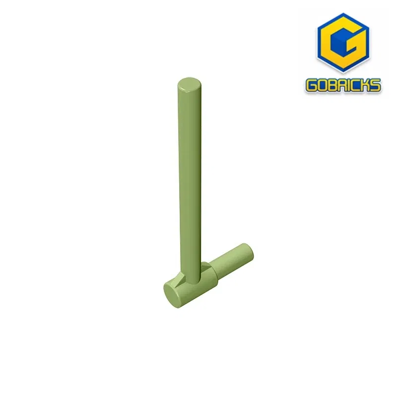 Color: Pink - Gobricks GDS-963 Bar 5L with Handle (Friction Ram) compatible with lego 87618 DIY Educational Building Blocks Technical