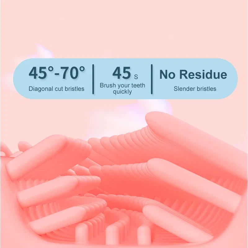 Color: transparent, Ships From: CN - Sonic Electric Toothbrush Kids U-shaped Smart 360 Degrees Ultrasonic Tooth Brush Teeth Whitening For Children IPX7 Waterproof