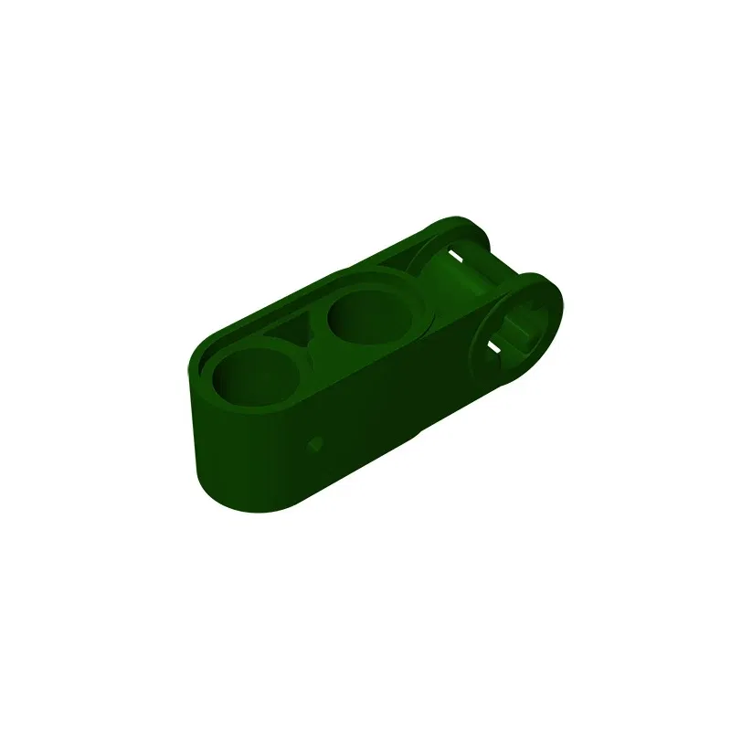 Color: PURPLE - Gobricks GDS-936 Technical, Axle and Pin Connector Perpendicular 3L with 2 Pin Holes compatible with lego 42003 Assembles