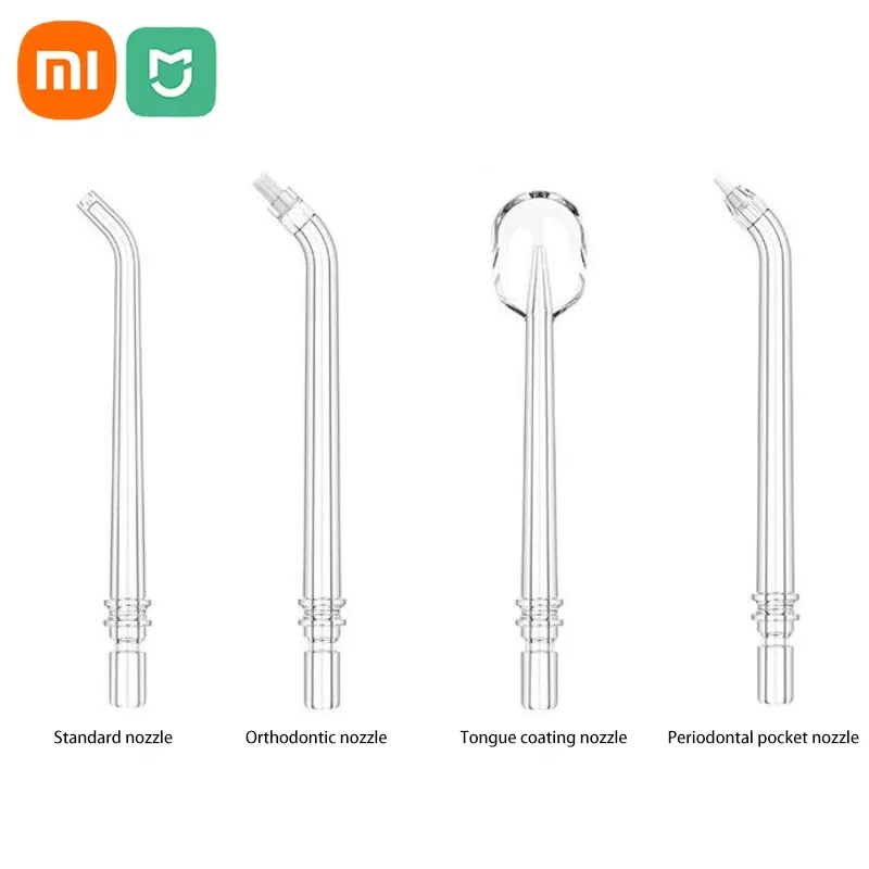 Color: BROWN - Xiaomi MIJIA Smart Electric Oral Irrigator Water Flosser 4 Jets 3 Modes USB Charging Water Jet Irrigator Dental Teeth Cleaner