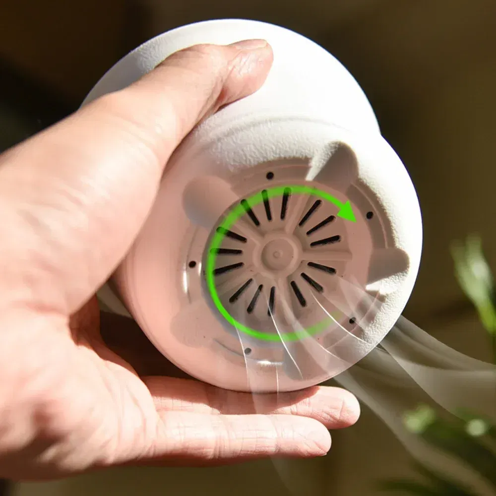 Color: PURPLE, Sheet Size: Giant - OIMG Plastic Round Thick Imitation Ceramic Household Indoor Planting Fleshy Green Fruit and Vegetable Resin Plastic Flower Pot