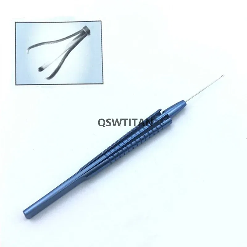 Color: Brushed Chrome - Retinal Capsulorhexis forceps Intraocular Ophthalmic micro Surgical Instruments