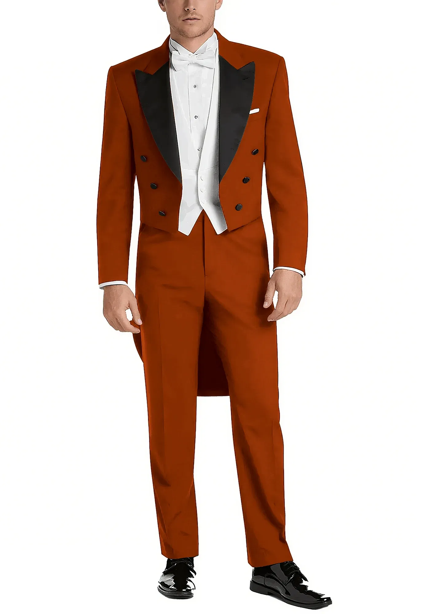 Color: Burgundy, Size: XL - Italy Style Aristocratic Men Suit Three Pieces(Jacket+Pants+Vest) Hot-selling High-quality Double Breasted Male Clothing