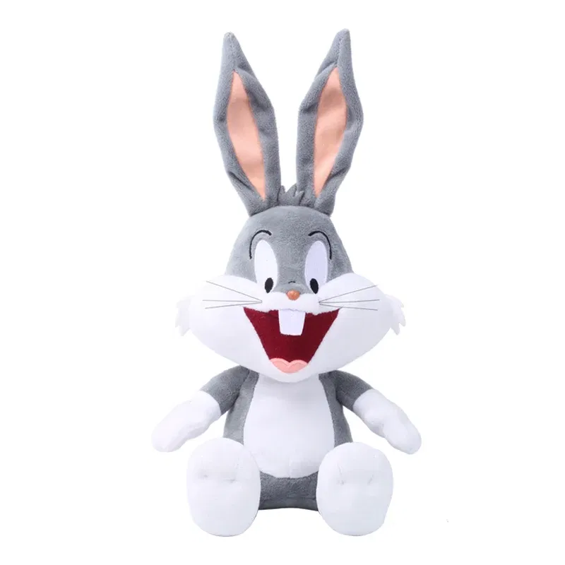 Color: FireBrick - New 20cm Original Looney Tunes Bugs Bunny Plush Toy Classic 32cm Tweety Q Series Lola Bunny Daffy Cartoon Peluche