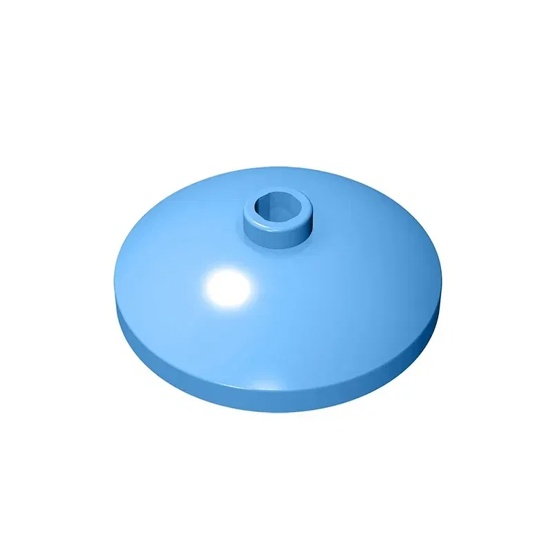 Color: plum - Gobricks GDS-978 Dish 3 x 3 Inverted (Radar) compatible with lego 43898 35268  DIY Educational Building Blocks Technical