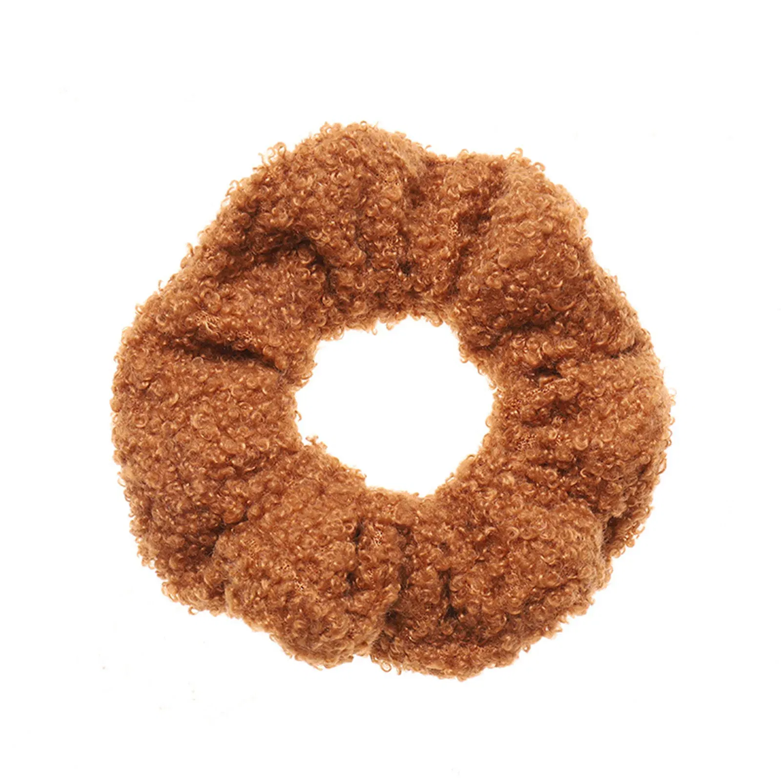 Color: black - Fabric Hair Ties Band Cute And Sweet French Large Intestine Circle Ponytail Hair Circle BB Clip Hair Accessory Head Bands