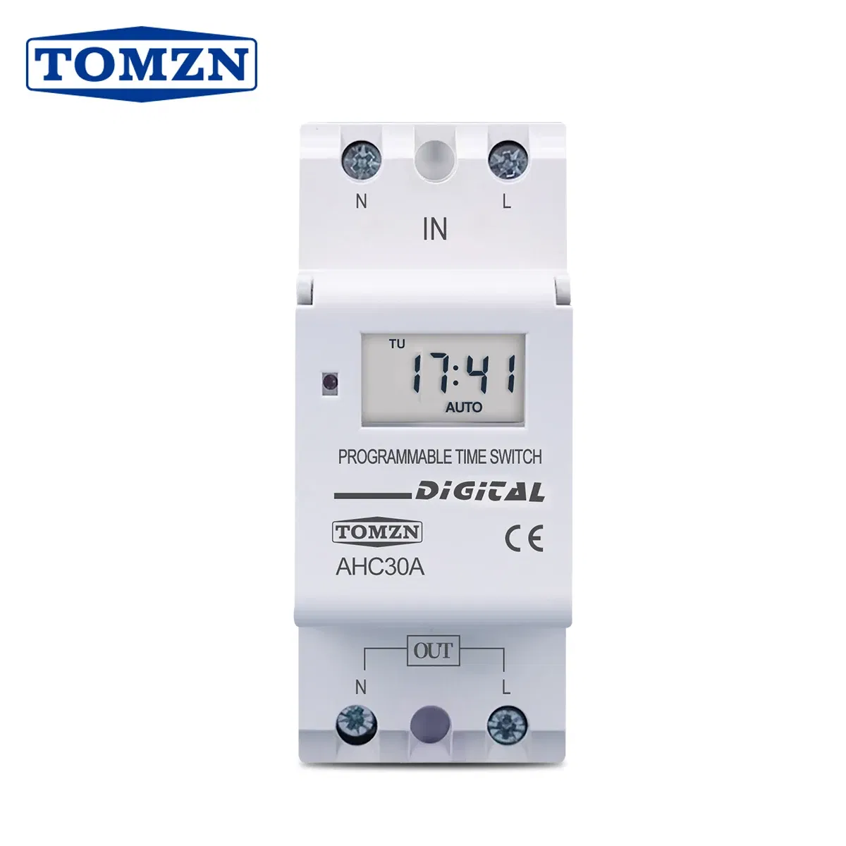 Size: L, Current Range: Current Range 1 - New type Din Rail 2 wire Weekly 7 Days Programmable Digital TIME SWITCH Relay Timer Control AC 220V 230V 12V 24V 48V 16A