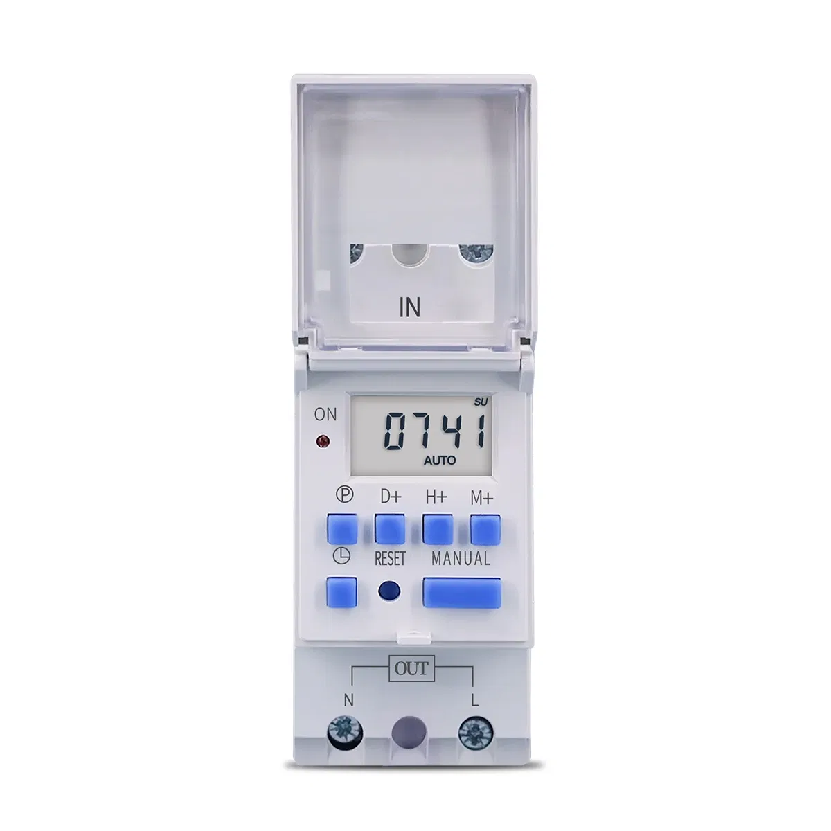 Size: L, Current Range: Current Range 1 - New type Din Rail 2 wire Weekly 7 Days Programmable Digital TIME SWITCH Relay Timer Control AC 220V 230V 12V 24V 48V 16A