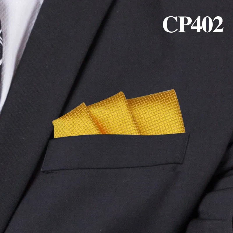 Color: black - Fashion Suits Pocket Square For Men Business Chest Towel Hanky Gentlemen Plaid Hankies Classic Suit Napkin Mens Handkerchief