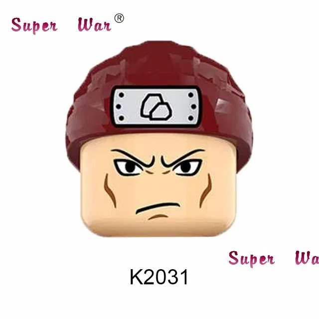 Color: Trans-red - Single New Cartoon Action Figures accessories Building Block children WM2081 WM6105 WM6106