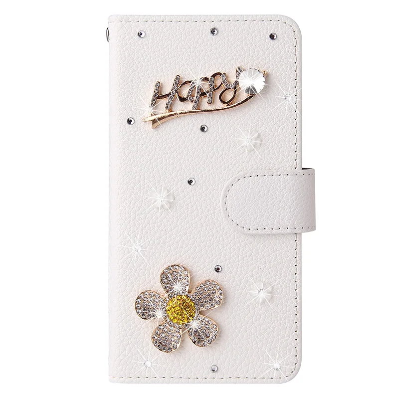 Color: light green, Material: Artificial Leather - Flip Glitter Case For Samsung Galaxy S25 Ultra S24 FE S23 S22 S21 S20 Plus A35 A55 A16 A14 A15 A34 A54 Leather Cover Case