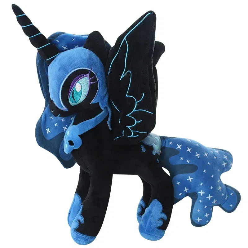 Color: WHITE - Genuine My Little Pony Plush Toy Universe Princess Moon Princess Nightmare Month Crane Machine Anime Plush Children Gift