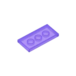 Color: VIOLET/?«?—?…° - MOC PARTS SET Model GDS-614 Tile 2 x 4 compatible with lego 87079 pieces of children's toys  Assembles Building Blocks Technical