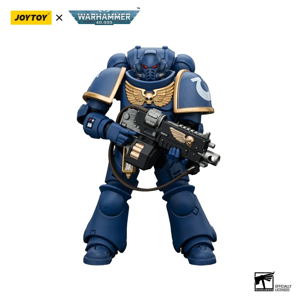 Color: GRAY - [IN-STOCK]JOYTOY Warhammer 40K 1/18 Action Figures Ultramarines Lieutenant Titus&Remus Ventanus&Intercessors&Jump Pack  Model