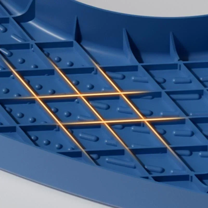 Color: Blue - Anti-slip Toilet Stool Squatty Potty Toilet Footstool Cadeiras Bathroom Tools for Pregnant Woman Children Adult Men Old People