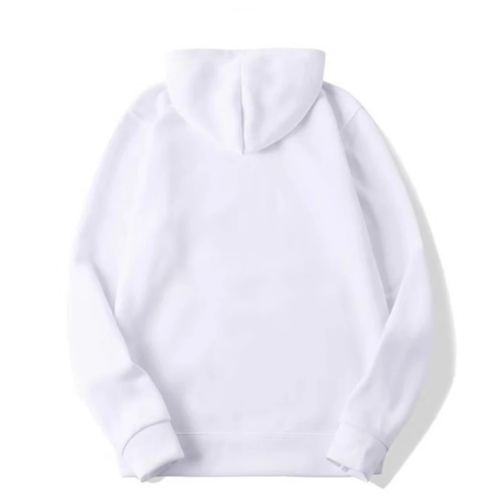 Color: WHITE, Size: XXL - Blank Fleece Fashion Hoodies Men Pull Over Wholesale Hooded Sweatshirt Unisex Cheap Solid Hoodie In Bulk Sudaderas Con Capucha